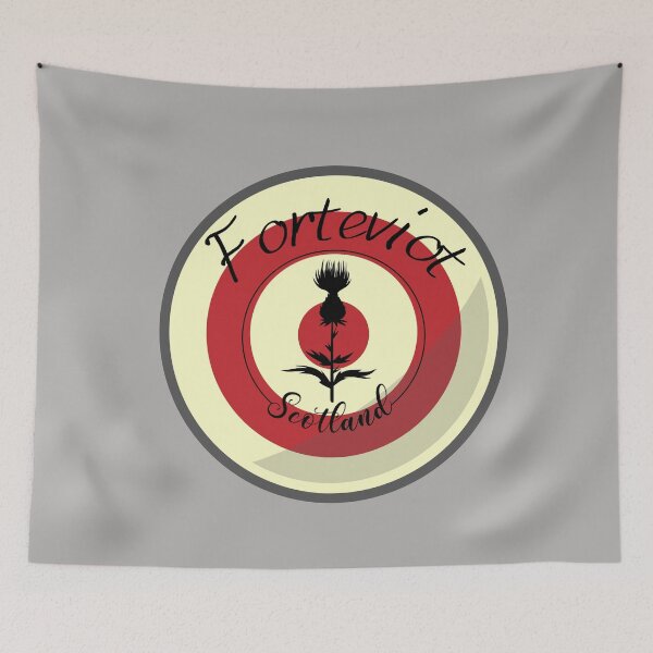 Artikelvorschau, Forteviot Dartboard-Distel-Logo entworfen und verkauft von TheRightHonMP.
