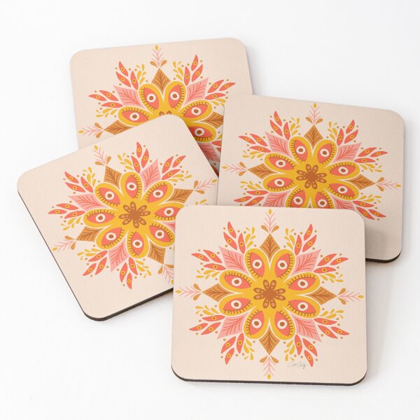 Item preview, Psychedelic Mandala – Retro Ochre designed and sold by Cat Coquillette.