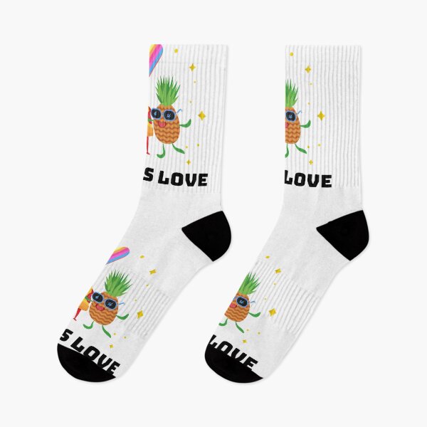 Item preview, Love Cute Pride Pineapple Pizza designed and sold by H2O-Shop.