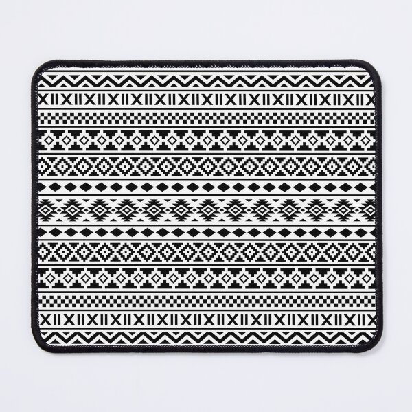 Item preview, Aztec Essence Pattern Black on White designed and sold by NataliePaskell.