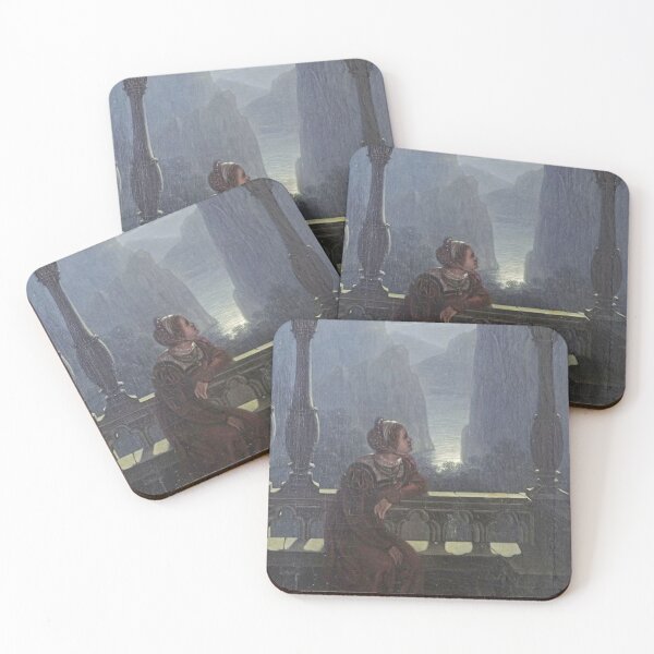 Item preview,  Ritterburg im Mondschein - Carl Friedrich Hampe designed and sold by Vintage Designs +.