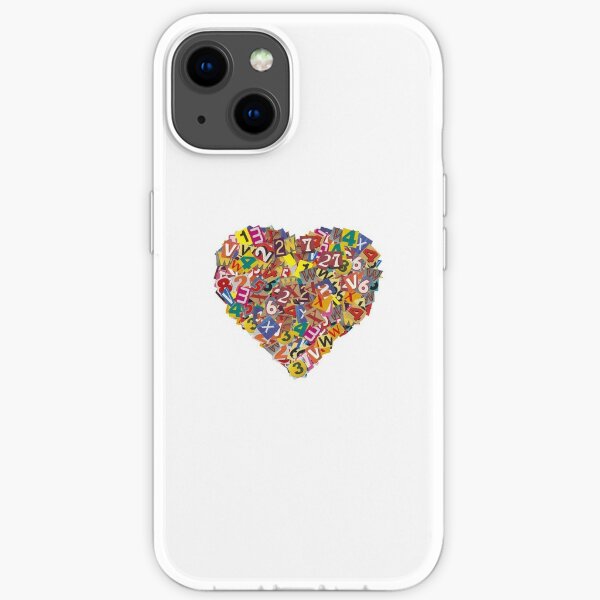 ░▒▓█  Heart words iPhone Soft Case