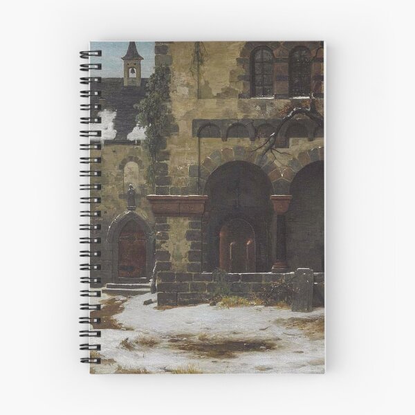 Item preview, Lessing Winterlicher Klostergang mit Nonnen - Carl Friedrich  designed and sold by Vintage Designs +.