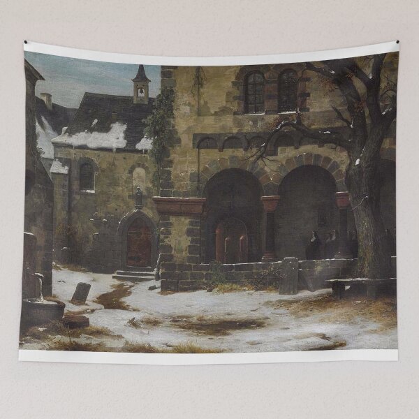 Item preview, Lessing Winterlicher Klostergang mit Nonnen - Carl Friedrich  designed and sold by Vintage Designs +.
