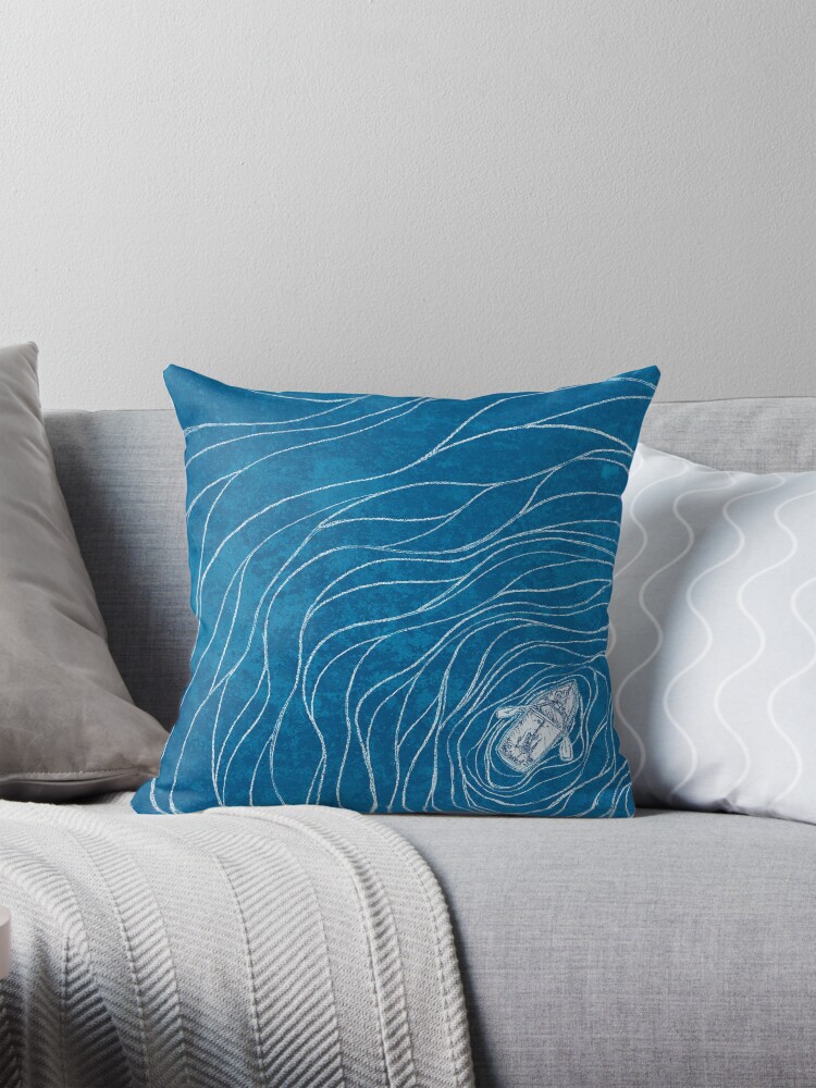 Thumbnail 1 of 4, Pillow, Adrift designed and sold by brunodiniz.