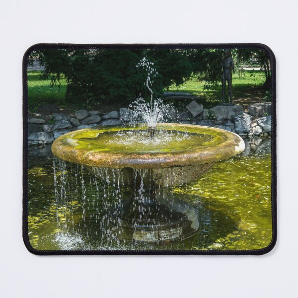 Item preview, Refreshing Summer - the Little Fisherman Fountain Merrily Splashing in the Sunshine designed and sold by Georgia Mizuleva.