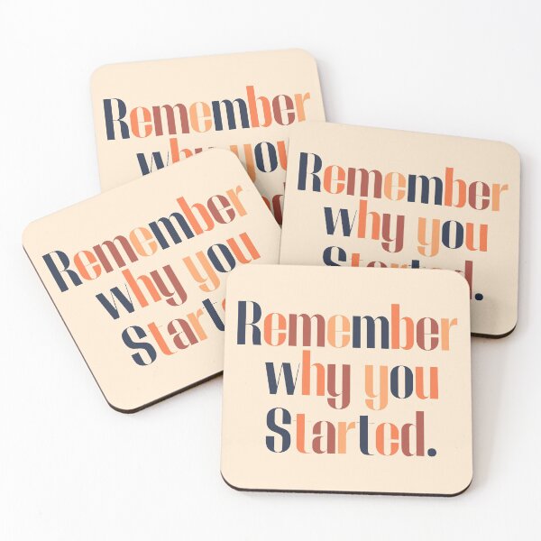 Item preview, Remember Why You Started designed and sold by AanmahStore.