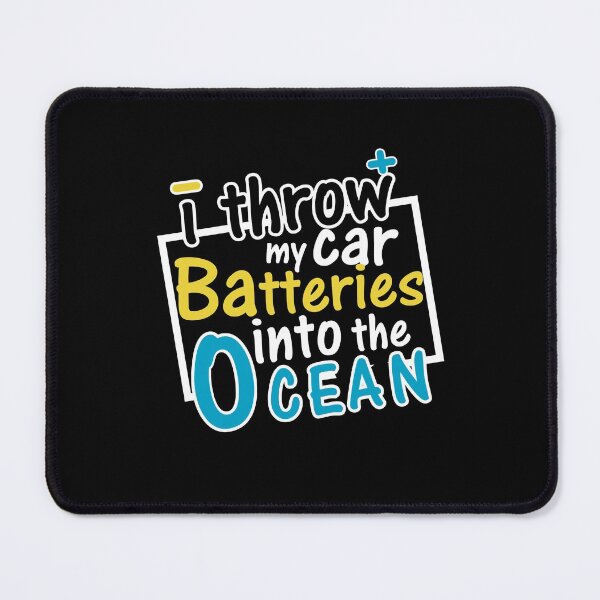 Item preview, Throwing my old car battery into the ocean designed and sold by shirtscom.