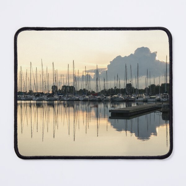 Item preview, Obscured Marina Sunrise - Balanced Symmetry in Silver and Platinum designed and sold by Georgia Mizuleva.