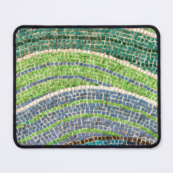 Item preview, Tessellated Abstracts and Impressions - Free Form Flowerbeds and Meadows in Blue and Green designed and sold by Georgia Mizuleva.
