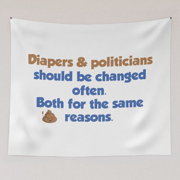Item preview, Diapers and Politicians designed and sold by b34poison.