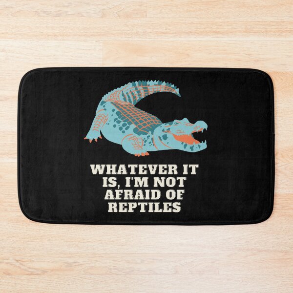 Item preview, Whatever it is I'm not afraid of reptiles Do Not Feed Hallucinogens to The Alligators Sticker designed and sold by zadbey.