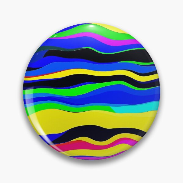 Item preview, waves multicolor trendy,bright,vibrant pattern designed and sold by cutecrazytshirt.
