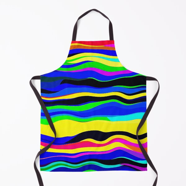 Item preview, waves multicolor trendy,bright,vibrant pattern designed and sold by cutecrazytshirt.