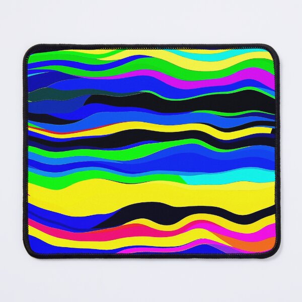 Item preview, waves multicolor trendy,bright,vibrant pattern designed and sold by cutecrazytshirt.