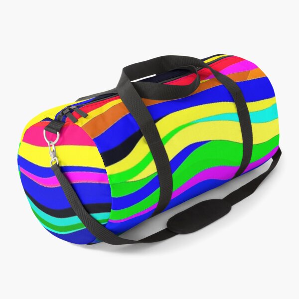 Item preview, waves multicolor trendy,bright,vibrant pattern designed and sold by cutecrazytshirt.