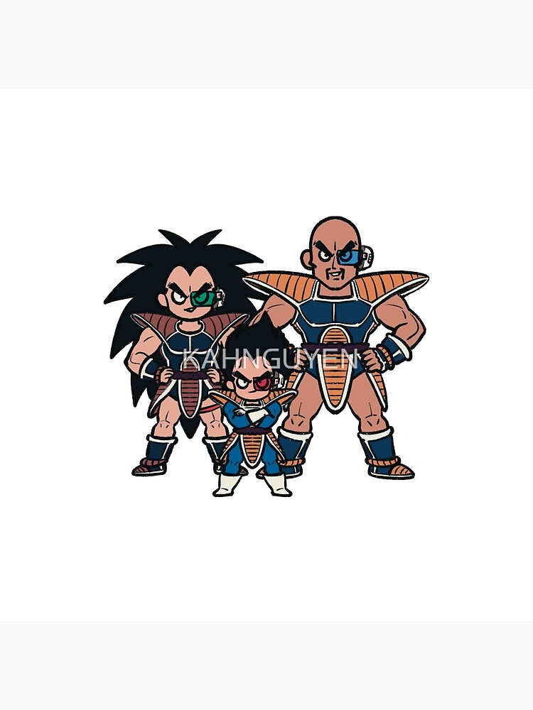 Goku Vegeta Kuririn Goten Nappa, Banana pintada à mão, chibi