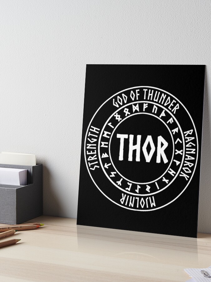 Thor Norse God of Thunder Poster for Sale by EddiesThreads