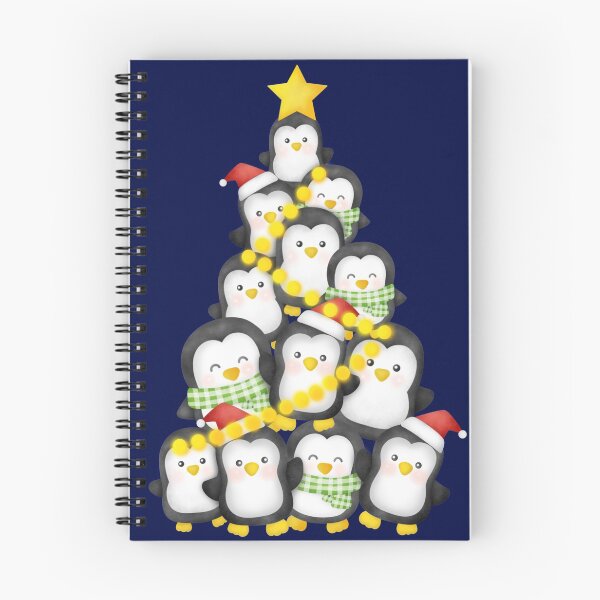 Item preview, Christmas penguin tree designed and sold by Hoetoons.