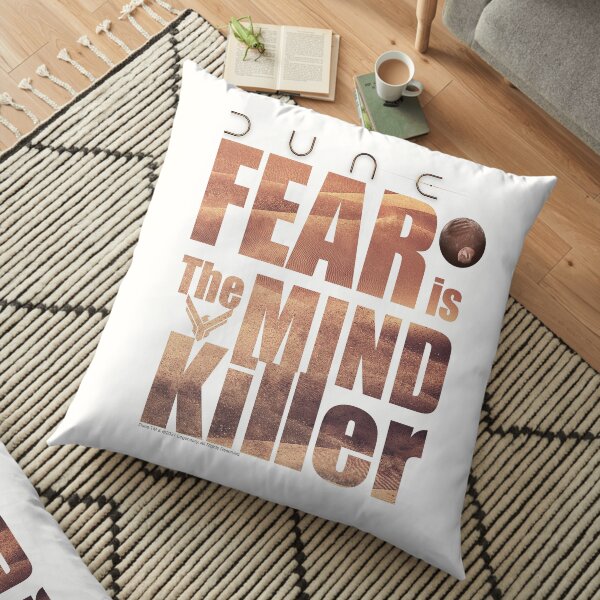 Dune 2020- Fear is the mind-killer Floor Pillow