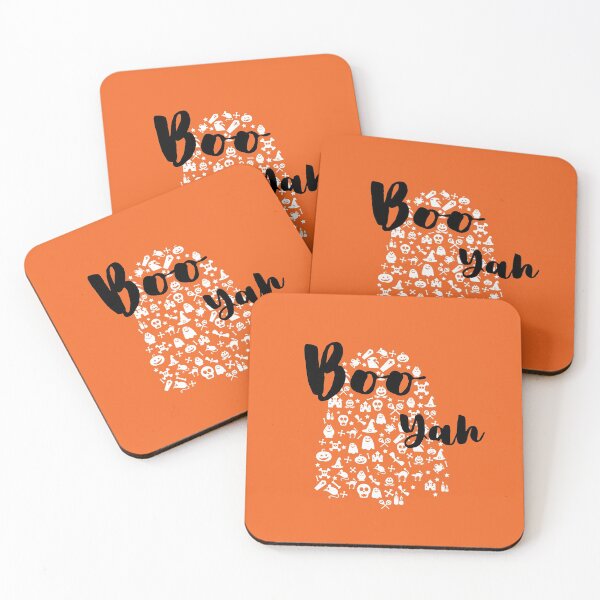 Item preview, Halloween Ghost - Boo Yah - Cute Halloween designed and sold by DesignByLeo.