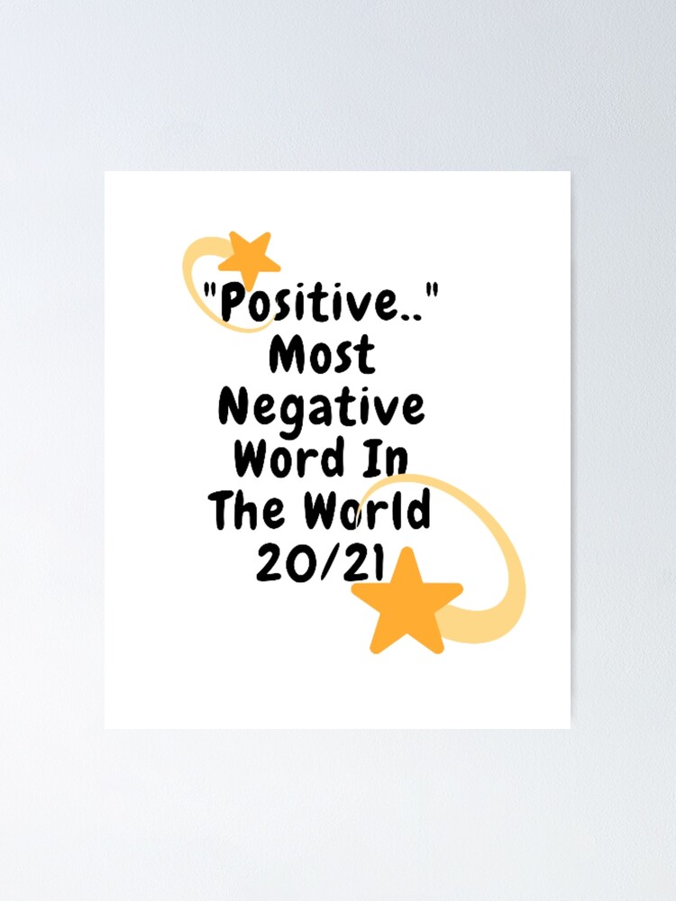 Most Negative Word In The World