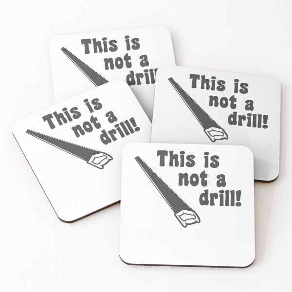 Item preview, This Is Not A Drill Funny Worker Tools Saw designed and sold by csaron92.