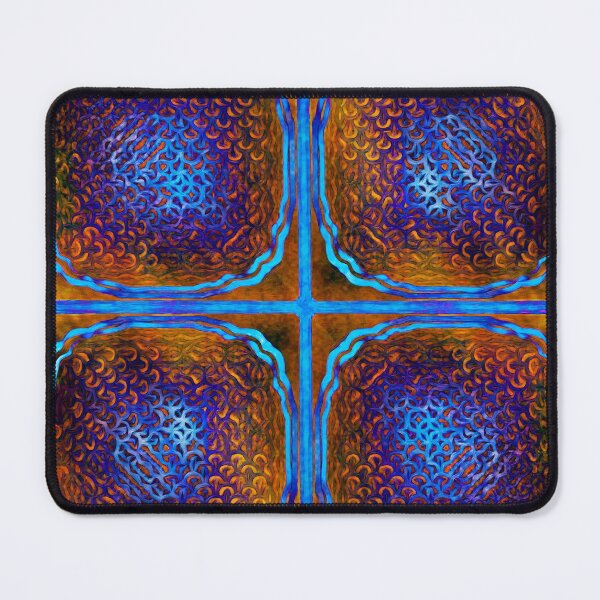 Item preview, Plaque 27 blue & amp; orange designed and sold by extramuros-cf.