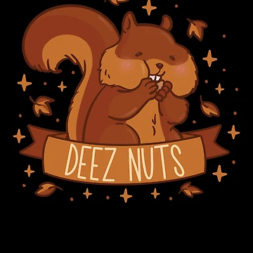 Imagen de la obra Deez Nuts Squirrel Lover Cute Acorn Nut Funny Squirrel Gear de DynamicDesign