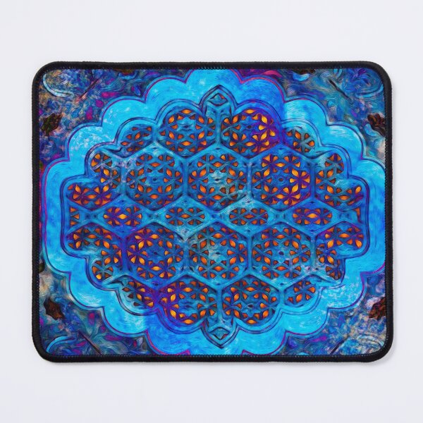 Item preview, Plaque 26 blue & amp; orange designed and sold by extramuros-cf.
