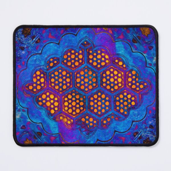 Item preview, Plaque 22 blue & amp; orange designed and sold by extramuros-cf.
