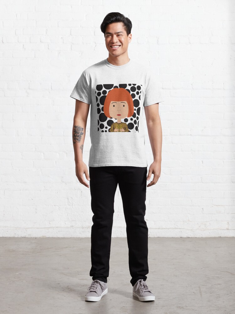 Imagen 3 de 7, Camiseta clásica con la obra Yayoi Kusama Halloween, diseñada y vendida por creotumundo.