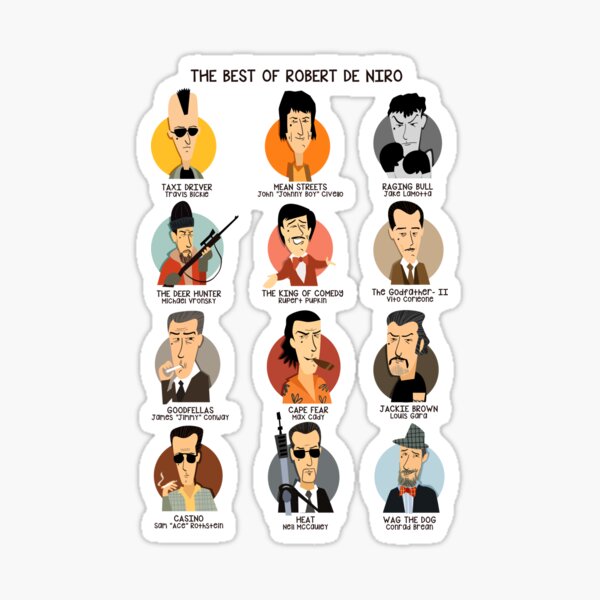 The Best of Robert De Niro Sticker