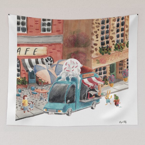 Item preview, Ice Cream Truck designed and sold by Brigidmalloy.