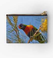 rainbow lorikeet Studio Pouch