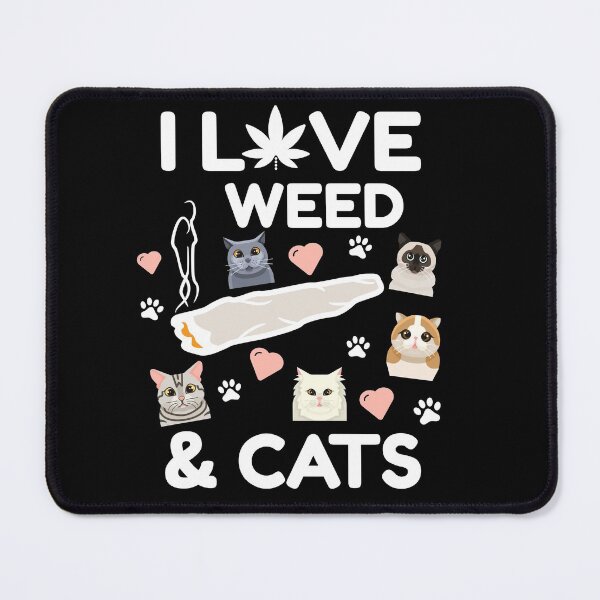 Item preview, Love Weed & Cats,Cannabis Cat Marijuana Gift designed and sold by varalee87.
