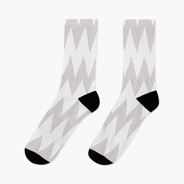Artikelvorschau, Pale Purple and White Zig Zag Stripe Pattern Pairs Sherwin Williams 2022 Popular Color Lite Lavender SW 6554 entworfen und verkauft von ColorOfTheYears.