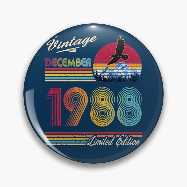 Item preview, Vintage December 1988 Birthday  designed and sold by GreenSplash.