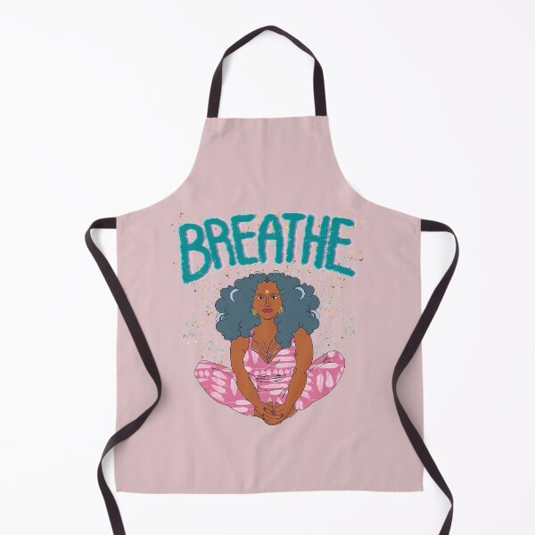 Item preview, Breathe fat yoga  body positivity, yoga pose pink designed and sold by Melanie-Palmer.