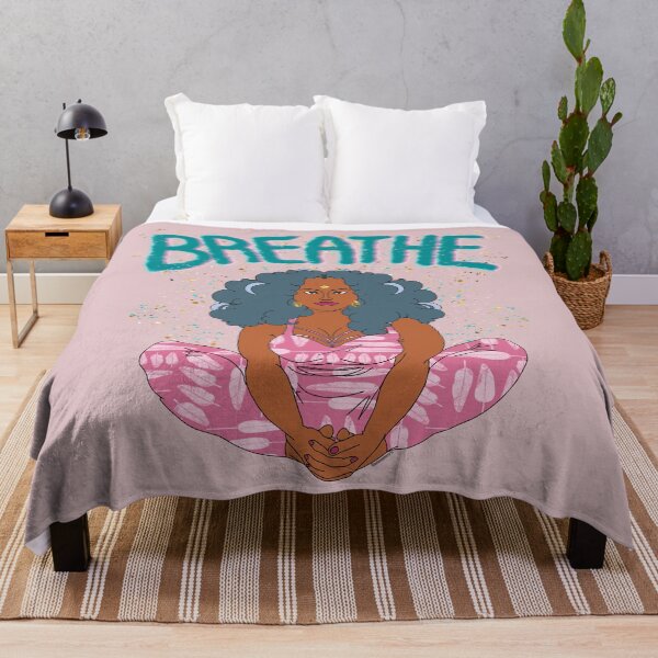 Item preview, Breathe fat yoga  body positivity, yoga pose pink designed and sold by Melanie-Palmer.