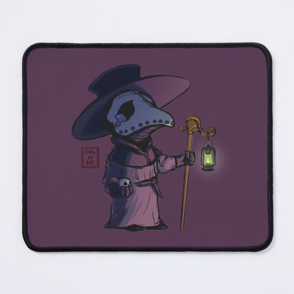 cute sad plague doctor Mouse Pad