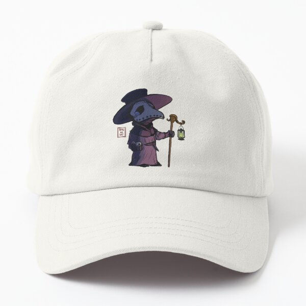 cute sad plague doctor Dad Hat