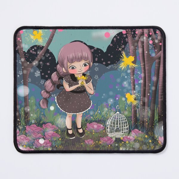 Item preview, The girl with the birds designed and sold by fanny offre.