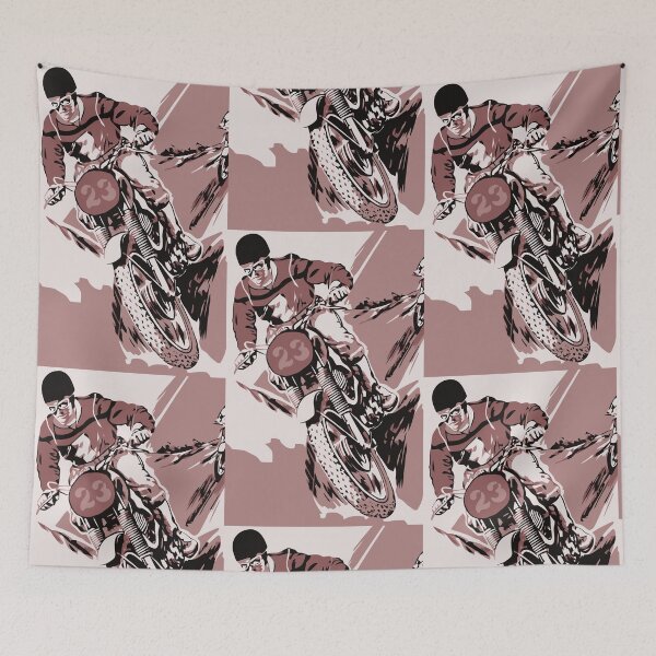 Item preview, Retro style Motocross, the crosser designed and sold by aapshop.