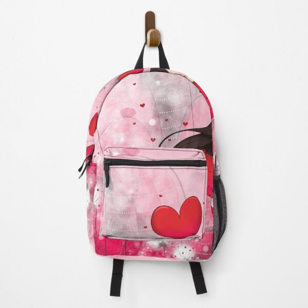 Item preview, Girl with heart balloons designed and sold by fanny offre.