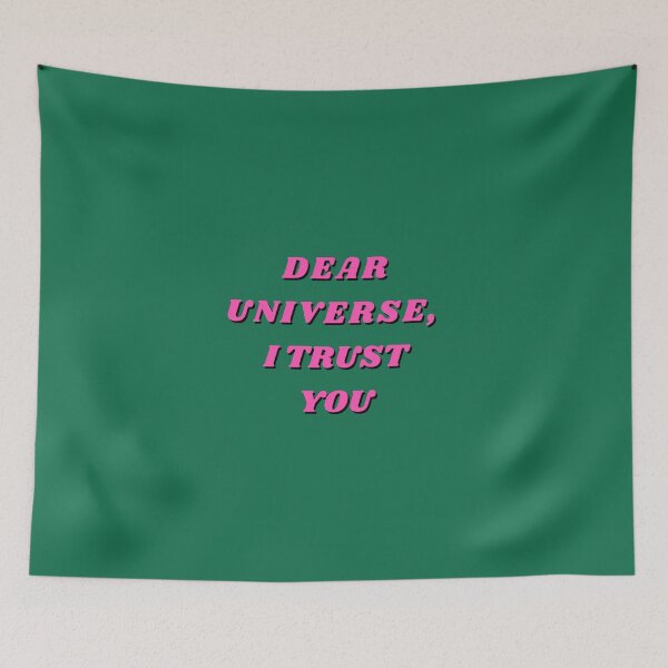 Item preview, Dear Universe I Trust You, Inspirational, Motivational, Universe, Magic, Manifest designed and sold by Magic Love Art Print.