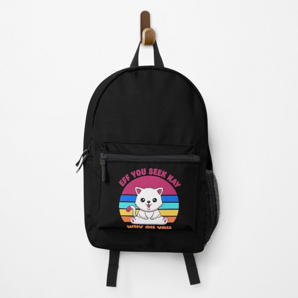 Item preview, Eff You See Kay Why Oh You Cute White Cat designed and sold by ZoollGraphics.