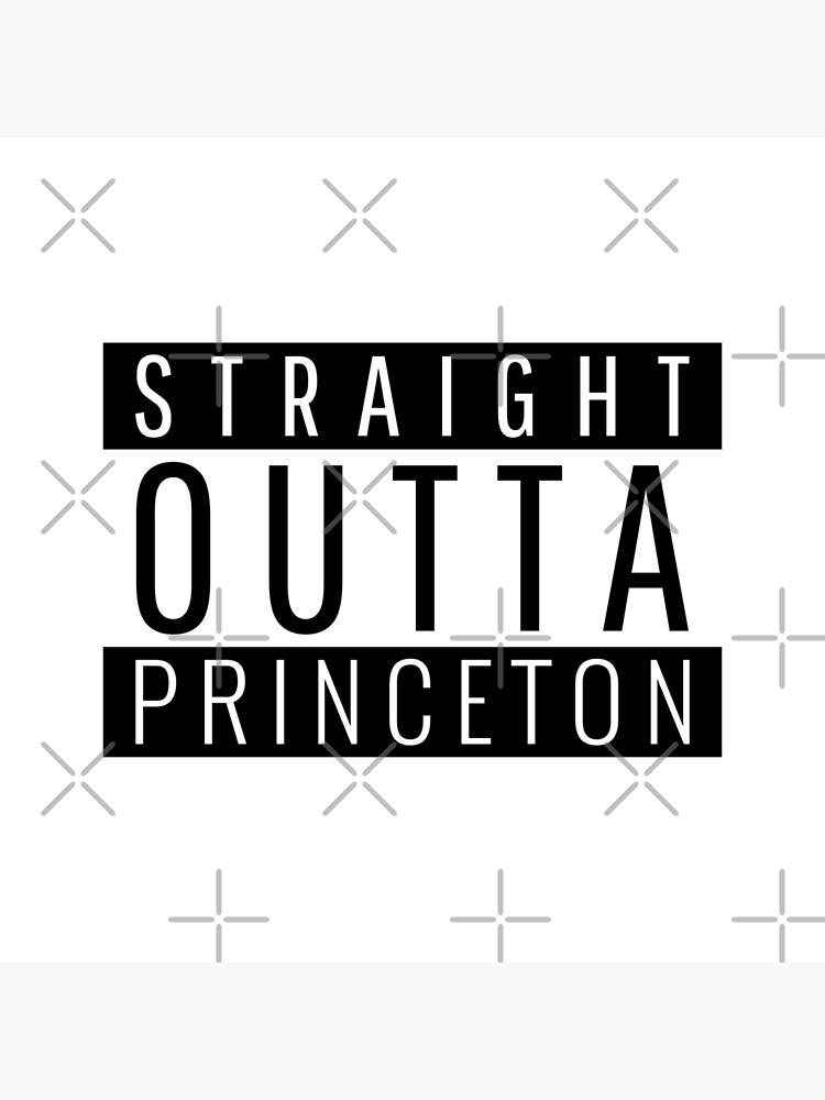 Straight Outta Princeton New Jersey City Map Tee Straight Outta Princeton New Jersey City Map Tee