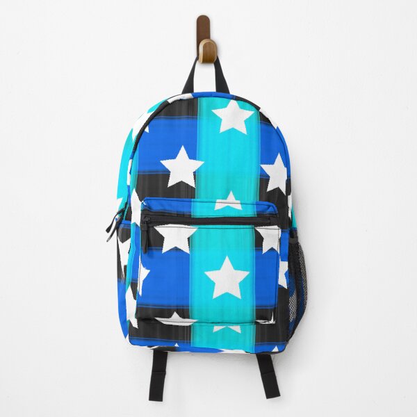Item preview, Stars on blue, black and teal background  designed and sold by MsArtyCrafts.