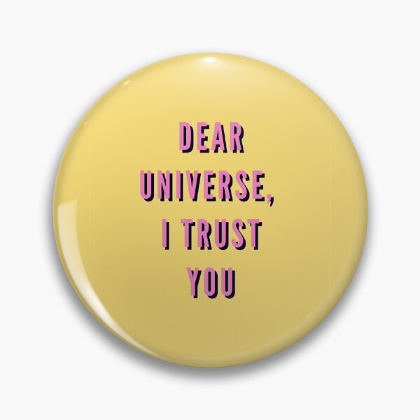 Item preview, Dear Universe I Trust You, Inspirational, Motivational, Universe, Magic, Manifest designed and sold by Magic Love Art Print.